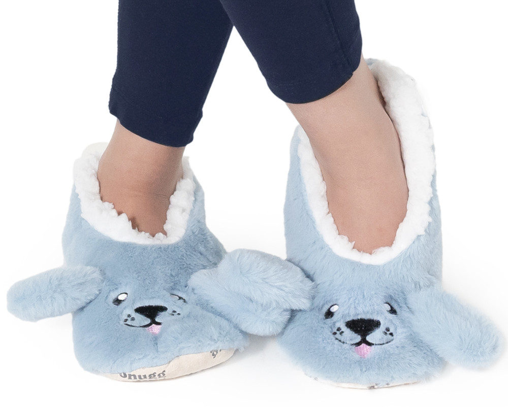 ~❤️~SNUGGUPS Kids Slippers Boys Girls Llama Dog Bunny NEW Birthday Present