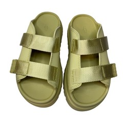 UGG Golden Glow Yellow Slides Kids Sandals 1166513K Size 2 NEW