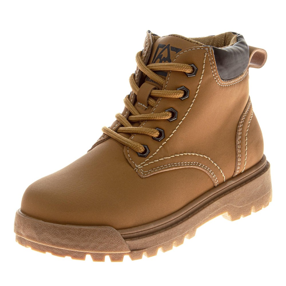 Hiking Boots for Lace up Construction Work Boots – Kid Outdoor Waterproof Hik…