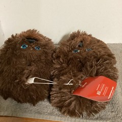 Disney Star Wars Chewbacca slippers brown kids size M 13-1 NWT