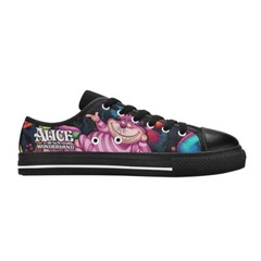 Alice in Wonderland Custom Low Top Canvas Sneaker Shoes For Kids