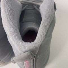 Jordan 23 Flight Retro Mid Grey Racer Pink White Lace Up Size 6.5Y 2019