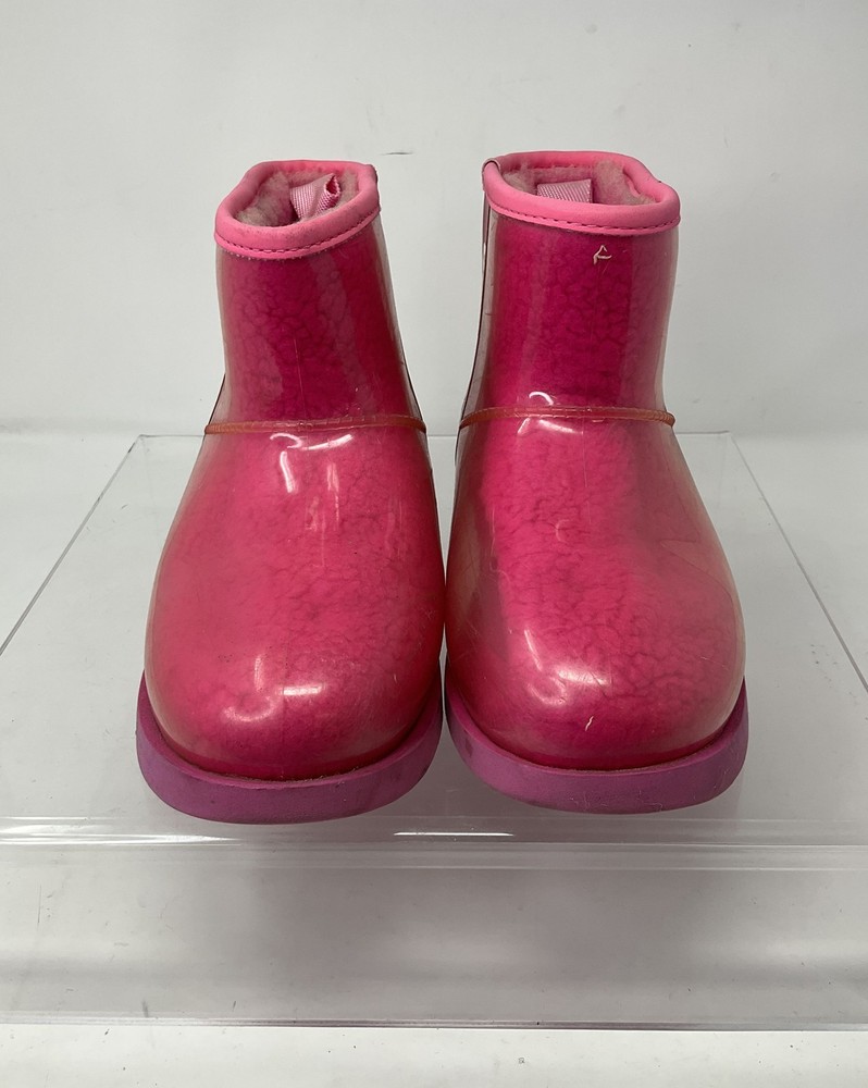 UGG Faux Shearling Classic Clear Mini II Waterproof Boots Kids 4