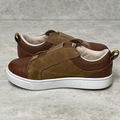 UGG Rennon Sneakers Kids US 9 EU 26 Brown Suede Leather Slip On Shoes