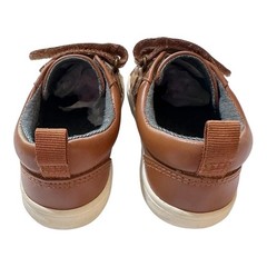 CAT & JACK Tan Unisex Synthetic Leather Like Hook And Loop Sneakers Size 10