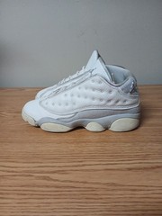 Nike Air Jordan 13 Retro Low Pure Platinum Size 6.5Y 310811-100 READ