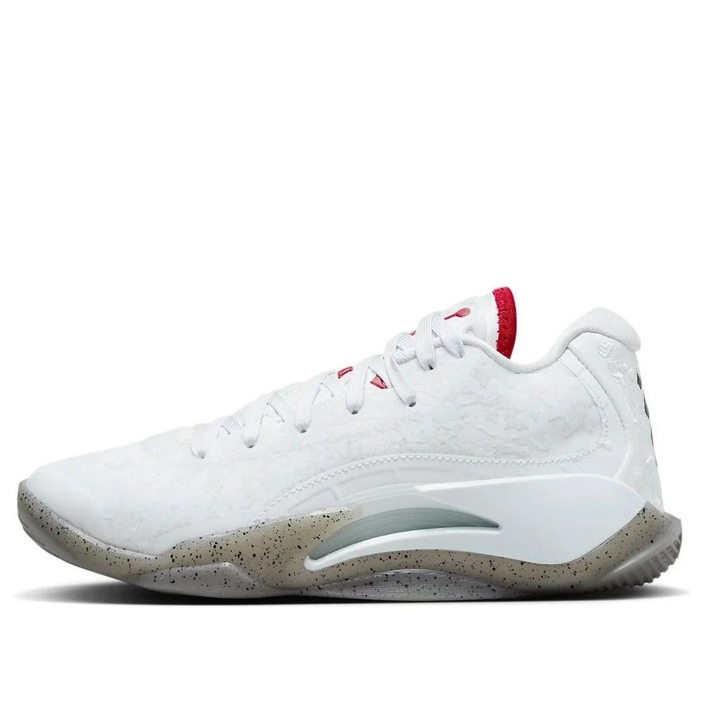Air Jordan Zion 3 (Size 5.5Y) „White/Grey/Red“ Boys Grade School Basketball Shoe