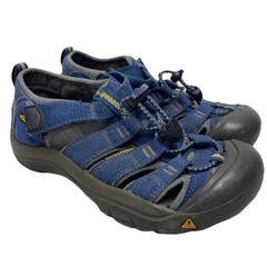 Kids Keen Newport Waterproof Sandals Shoes Sz 1 Blue Outdoor Hiking Beach Lake