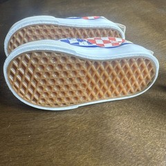 Vans Old Skool Checkerboard Toddler Size 4 Multicolor Red Blue Yellow Shoes