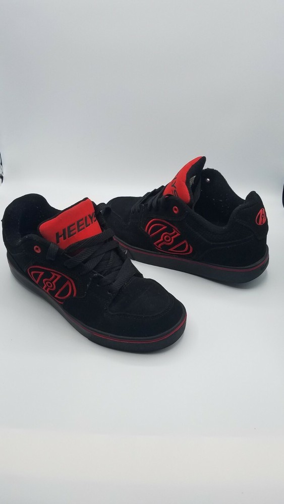 Heelys Motion Plus 770991 Black Athletic Roller Wheeled Skate Shoes US 7