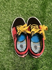 Vans Simpsons El Barto Bart Limited Edition Kids Size 13 Sk8 Low Black Red