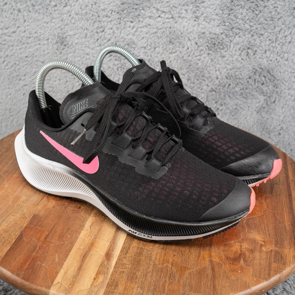 Nike Air Zoom Pegasus 37 GS Black Pink CJ2099-050 Youth Size 5.5Y