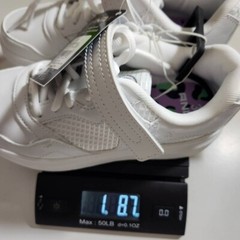 And1 Youth Size 3 White Sneakers With Comfort Padded Insole NWT