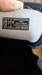 GREAT Dr Doc Martens 1460J Combat Boots Youth Size US 4 White Lace Up Side Zip