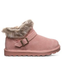BEARPAW Jasmine Youth Dusty Rose Size 5 | Youth Ankle Boot |