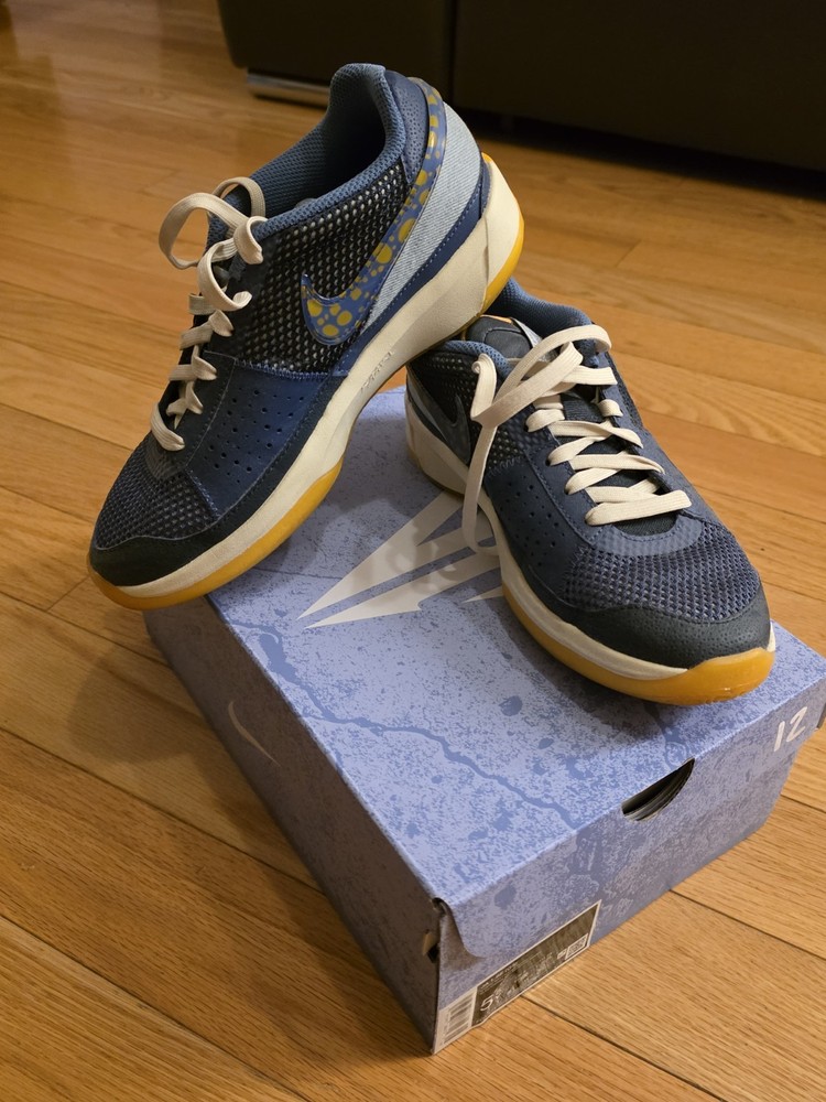 Nike Ja 1 SE GS Mystic Navy Hyper Royal Unisex Kids Basketball Shoes 5.5Y