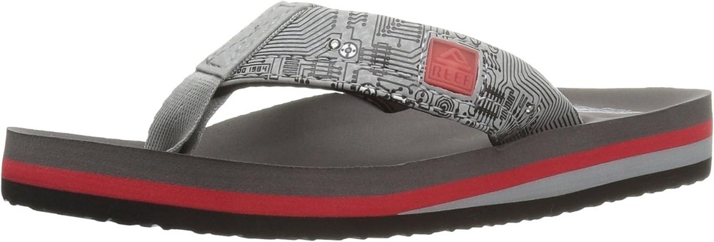 Reef Boys Ahi Light Up Sandals, Gray, EU 19/20