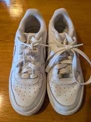 Nike Air Force 1 le Youth Kids Sneakers Triple White, Size 5Y, DH2920-111