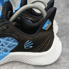 Under Armour Curry Flow 9 Shoes Size 6.5Y Sesame Street Cookie Monster Sneakers
