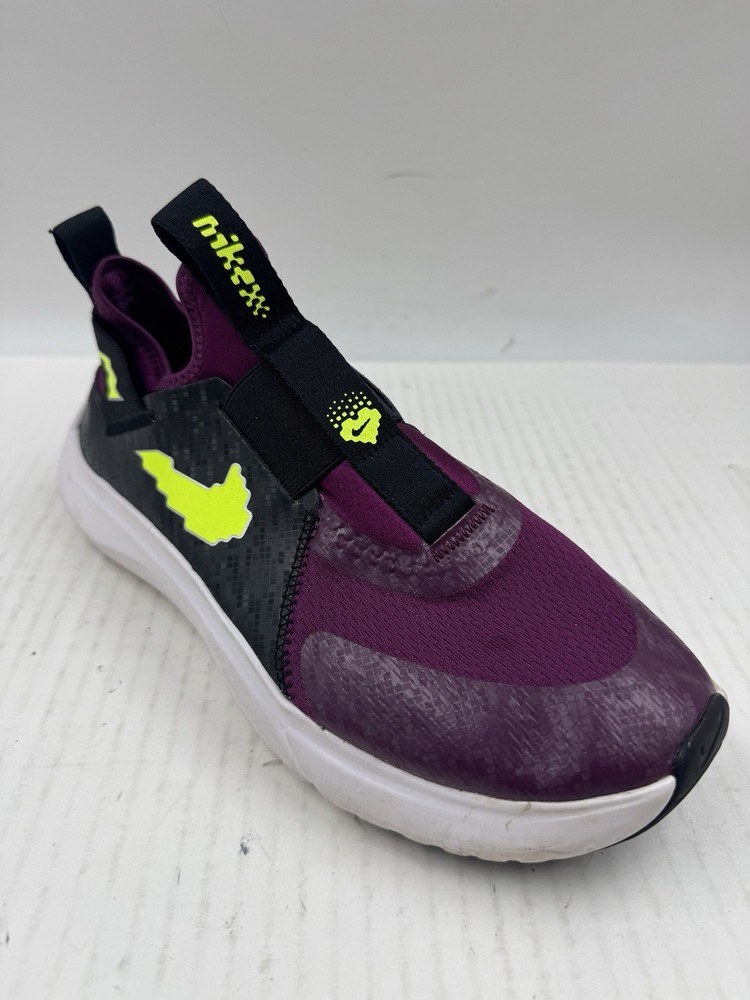 Nike Flex Plus SE GS Youth Sneakers Sz 7 Y Sangria Volt Athletic Shoes