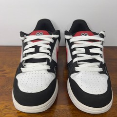 Nike Mogan 2 Jr 6.0 | White Black Varsity Red | Size 7Y Women’s 8.5 | 386652-104