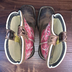 Durango Boot Dwbt093 Lil‘ Let Love Fly Boot Pink Tan Brown Youth Girl Sz 12 M