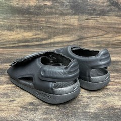 Nike Sunray Adjust 5 Blue Hook & Loop Black Sandals Child’s Sz 7C AJ9077-001
