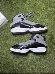 Jordan 6 Rings Size 7Y Smoke Grey 323419-022
