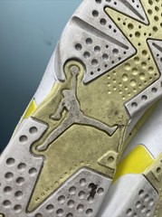 Jordan 6 Retro (PS) Dynamic Yellow Floral Sneakers 2019 Size 3Y Kids 543389800 D