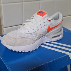 Nike Air Max SYSTM GS White Gray Orange RIGHT SHOE ONLY Size 6.5Y 8W DQ0284-114