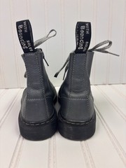 Dr. Martens Pascal-J Blue Leather Lace-Up Boots US 1 EU 32 Youth Kids