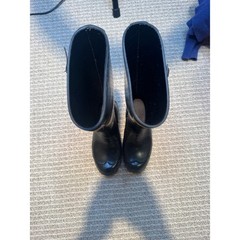 Hunter Kids Original First Classic Rain Boots Black Matte Waterproof 13/1 2G
