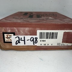 New Children’s Black And White Texas Brand Cowboy Boots. 11.5 11 1/2 D. 24-98