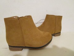 Cat & Jack Penelope Side Zip Toddler Kids Boots Cognac Size 6T