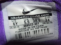 Nike KD 7 Cave Purple Bleached Turquoise Sneakers Unisex Kids Size 6Y Pink
