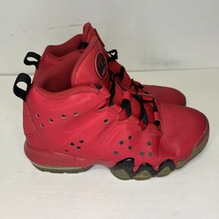 NIKE AIR MAX BARKLEY (GS) UNIVERSITY RED BLACK SIZE 4.5Y WOMENS 6 488245-660