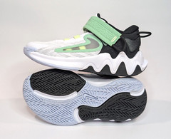 Nike Giannis Immortality 2 (GS) White/Black/Volt Little Kid’s Sneakers-Sz 11C NB