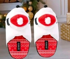 Peanuts Snoopy Christmas Slippers 3D Character Festive Holiday Slip-On K9/10
