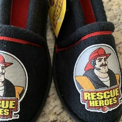 Rescue Heroes Kids Slippers Size 11-121/2 New With Tags