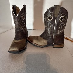 Red Hawk Boot Co. Brown &tanWestern Boots Kids Size 21 14