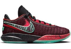 Nike LeBron 20 SE FB8974-600 Sneakers Kids 4.5C Maroon Basketball Shoes HTAT1291