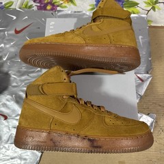 Size 6Y – Nike Air Force 1 High LV8 3 GS Wheat Gum CK0262-700