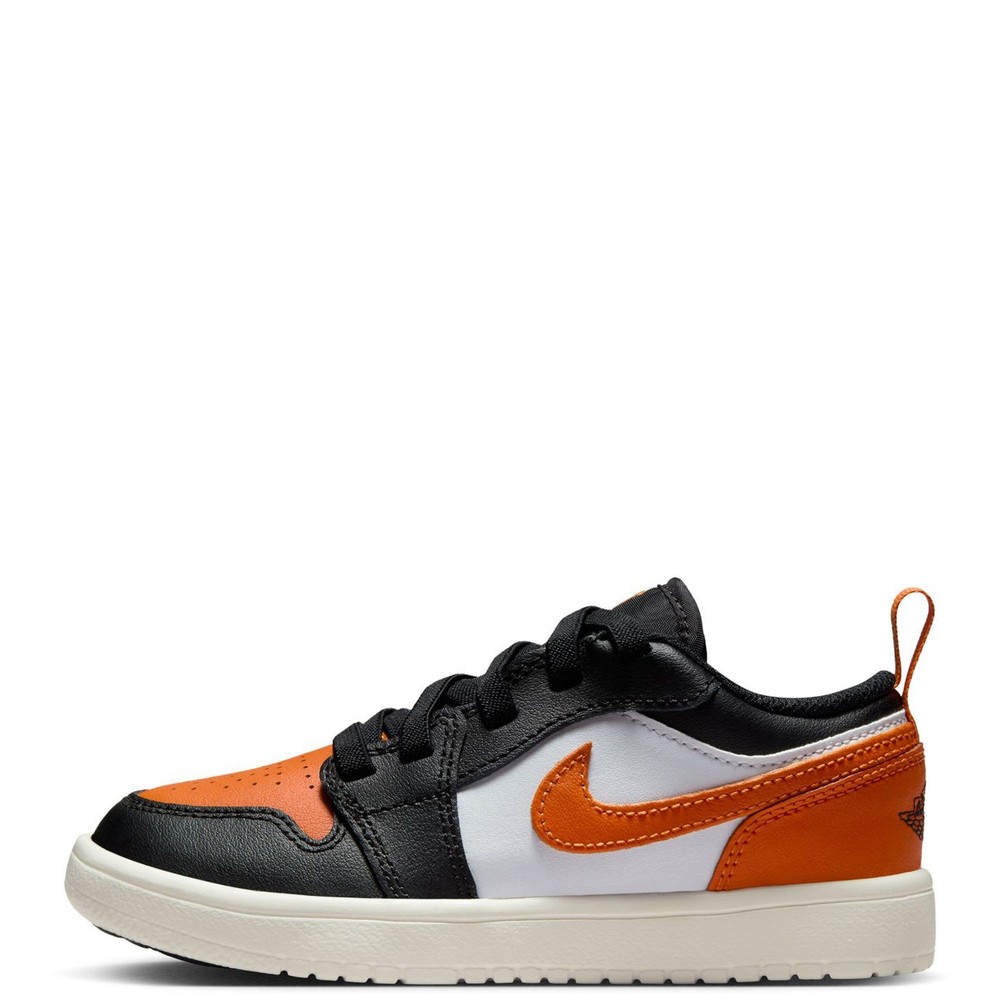 Little Kid’s Jordan 1 Low Alt Black/Starfish-White-Sail (DR9748 081)
