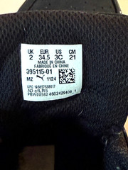 EUC Puma Rebound Layup High Top Sneakers. Black Leather. Sz 3C. 395115-01