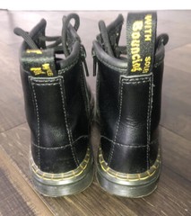 Dr Doc Martens Air Wair Boots Kids Size 12 Punk Goth ZAVALA J