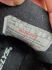 Black And White Heelys Youth Size 2 Yth 2