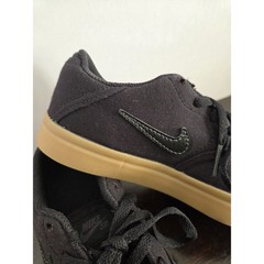 Nike SB Check Solar Skate Skateboard Sneakers Shoes Black Child Size 12.5 C