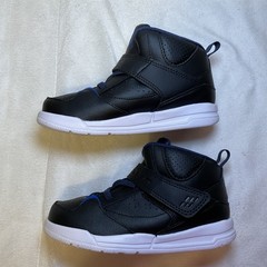 TD Nike Jordan Flight 45 High Kids Black Blue Toddler CI5761-004 NEW Size 9c