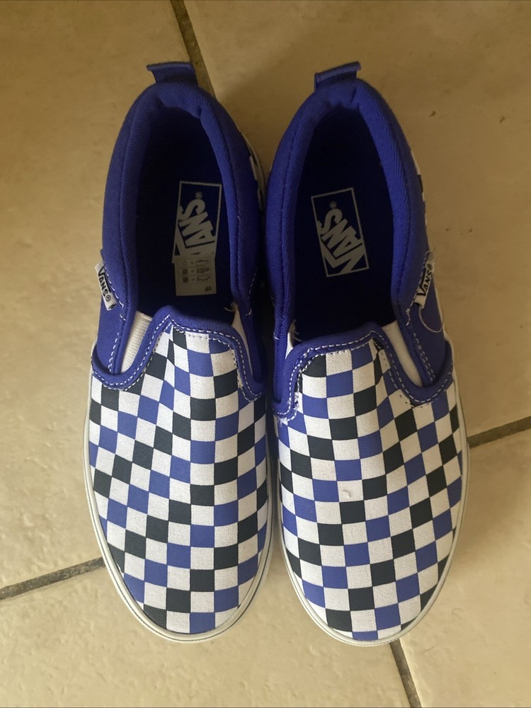 Vans Asher Pop Checkered blue