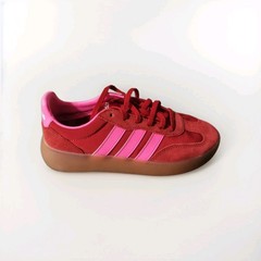 adidas Barreda Decode J Kids Red/Pink Lace-Up Low Top Sneaker US 4 EU 36
